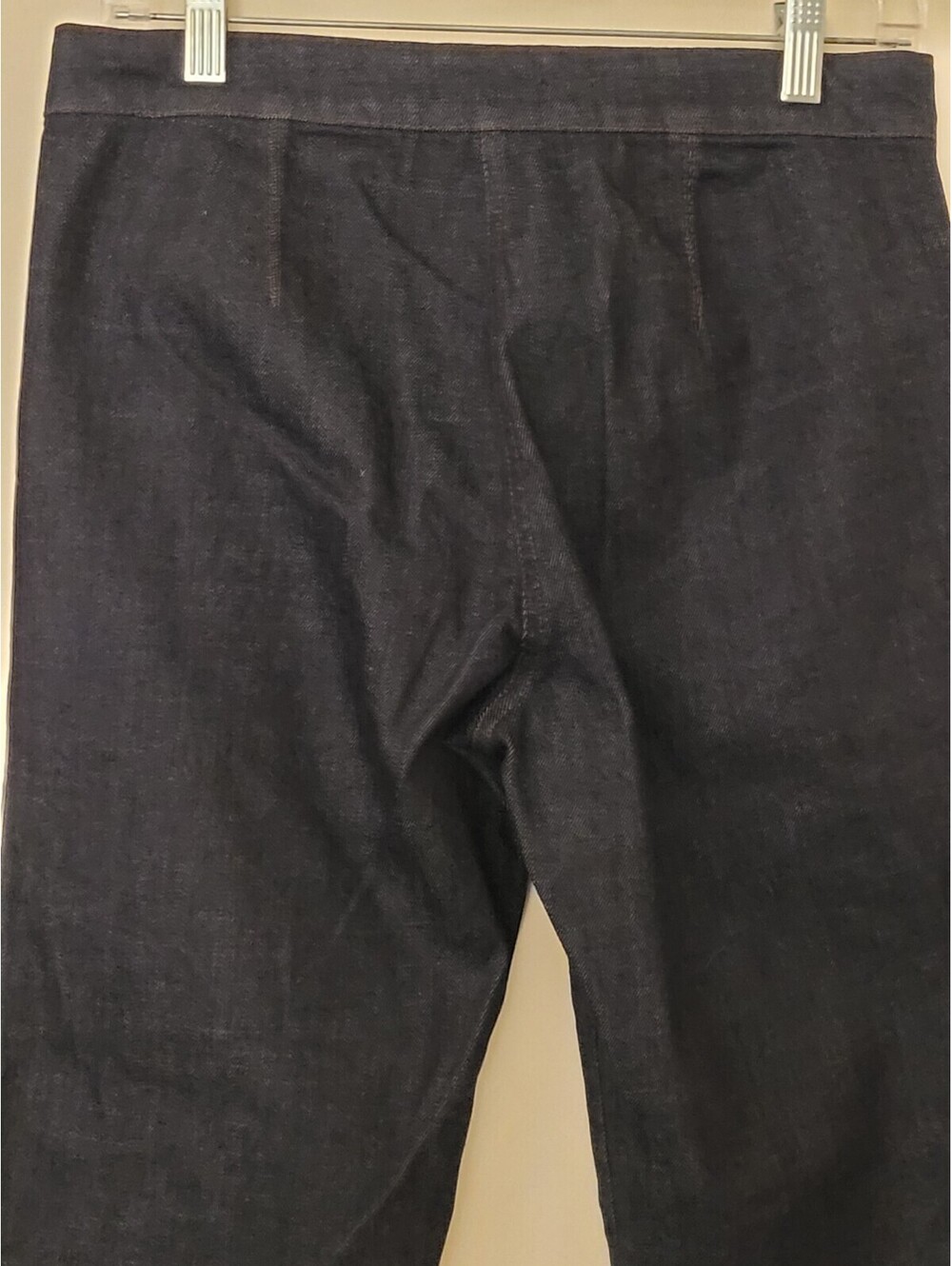 Eileen Fisher Organic Cotton Cropped Straight Leg Dress Jeans Sz Sm Dark Wash - Picture 6 of 9